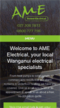 Mobile Screenshot of amelectrical.co.nz